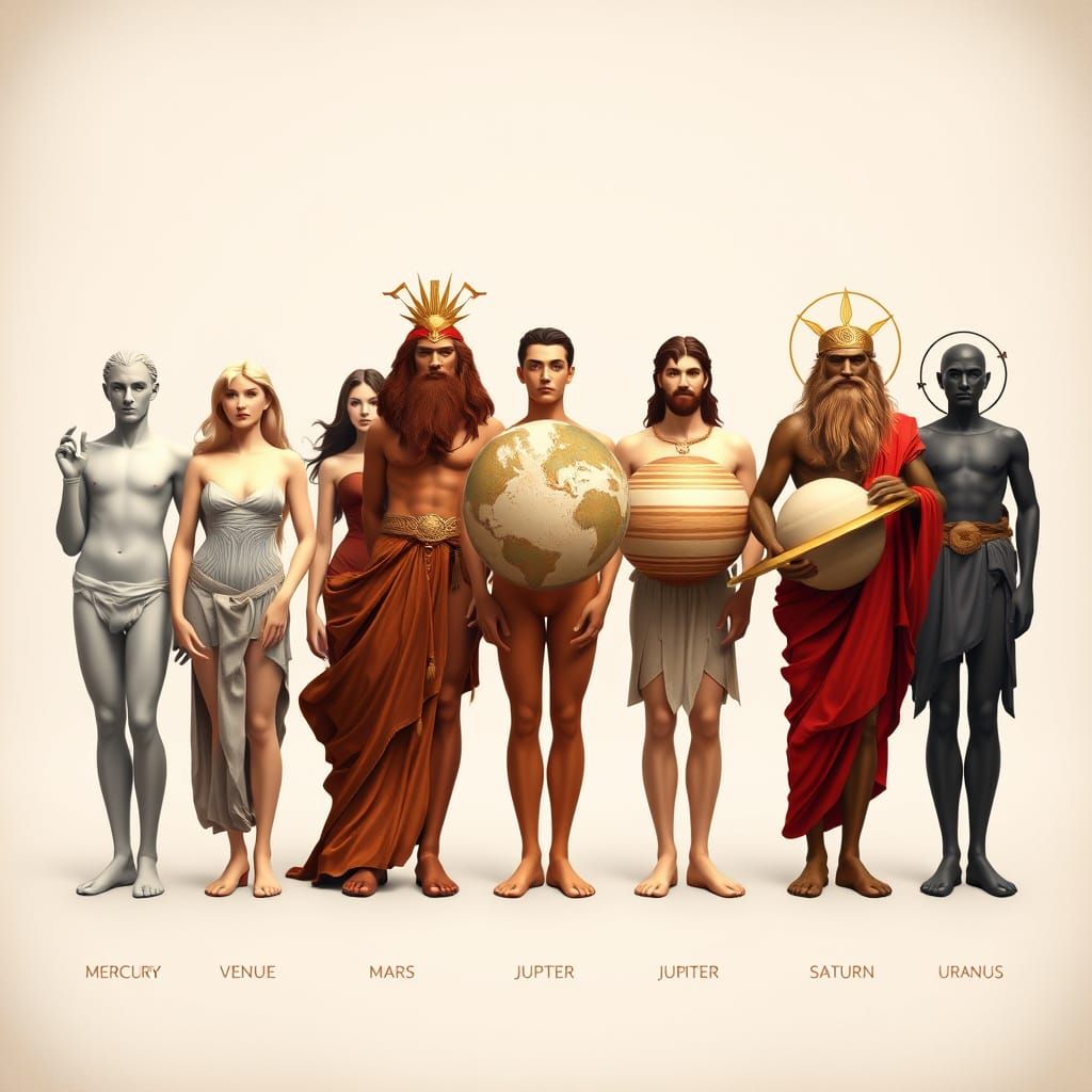 Planetary Gods: Personifications of the Seven Planets