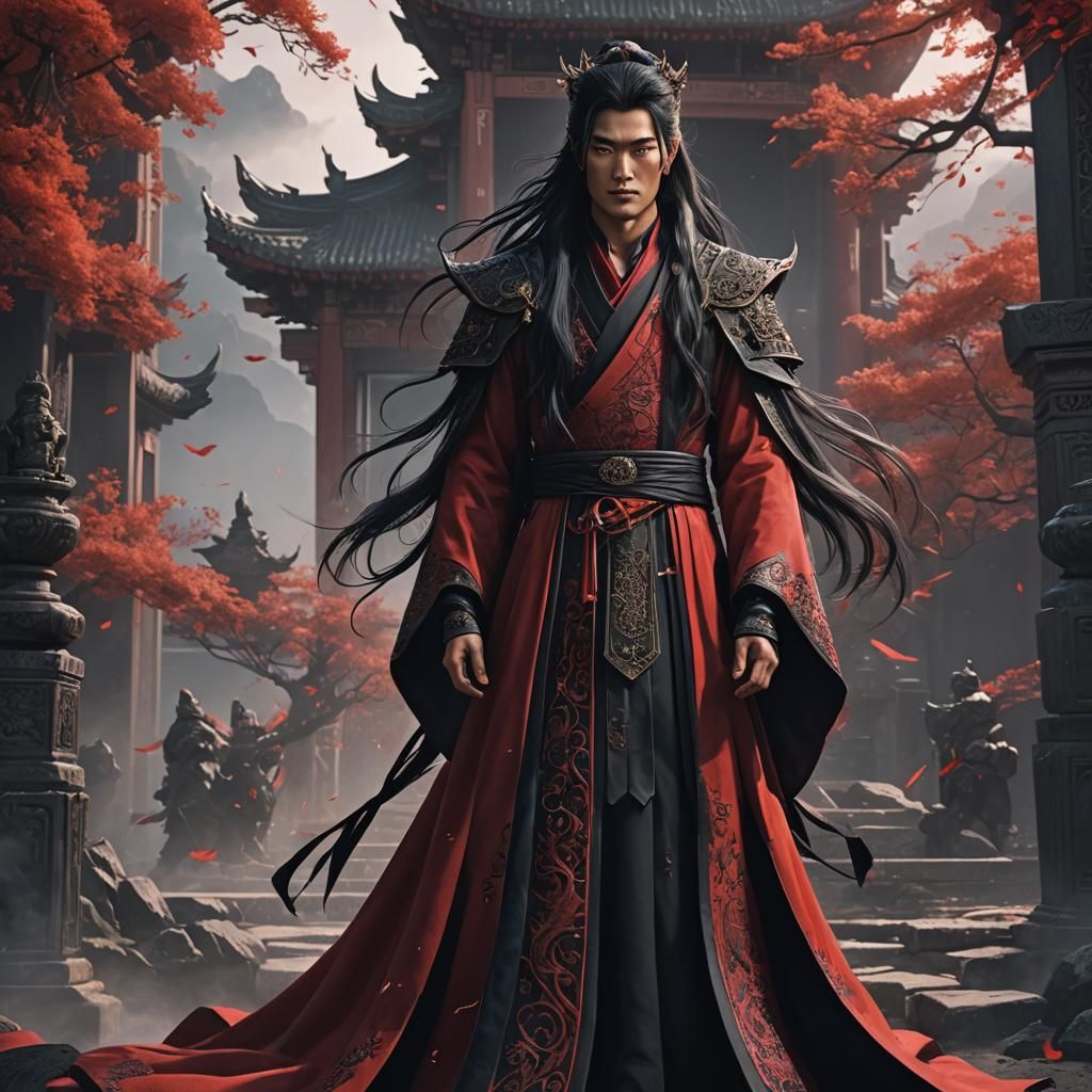 Xianxia Prince and Immortal Lady: Fantasy Concept Art