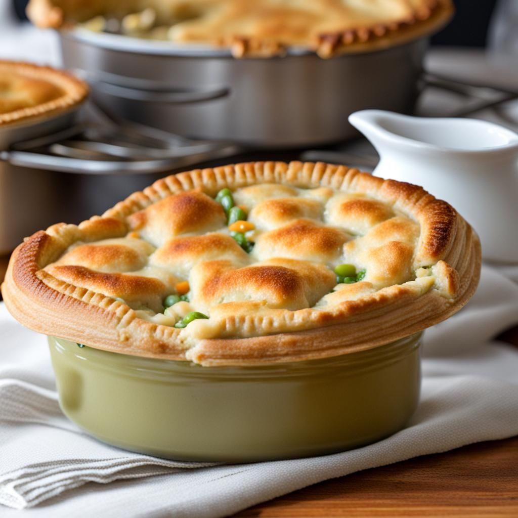 Delicious Pot Pie Fresh From the Oven