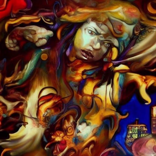 Surreal Dreamscapes Emerge in Vibrant, Abstract Forms