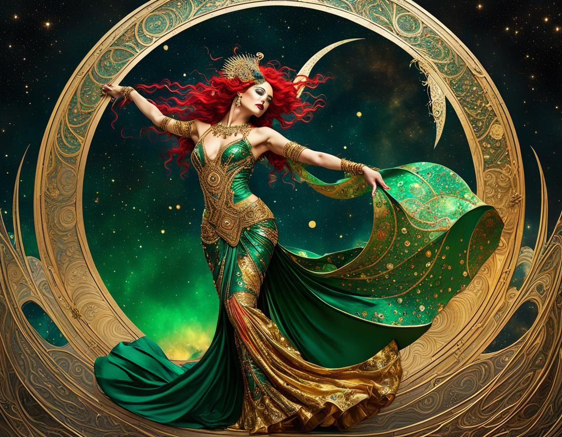 Terpsichore, art nouveau