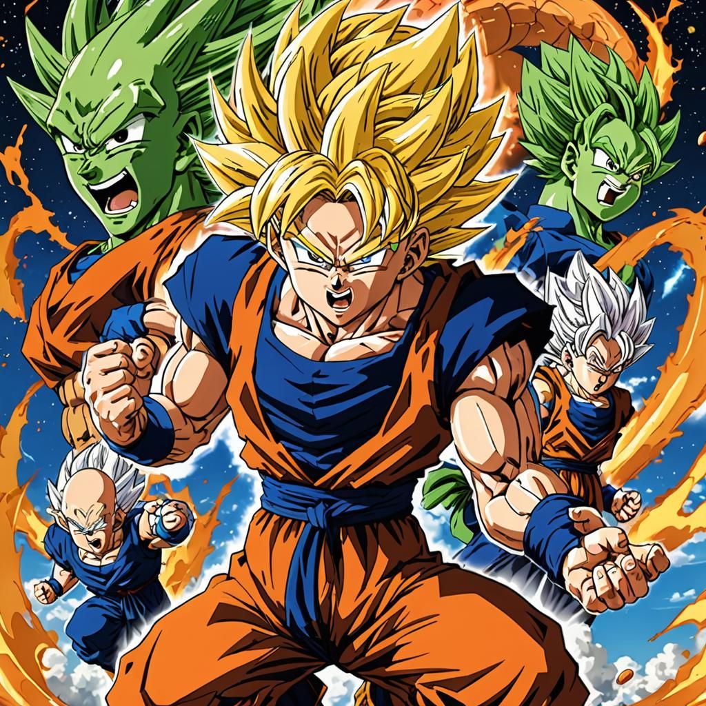 Dragon Ball in Anime Key Visual Style