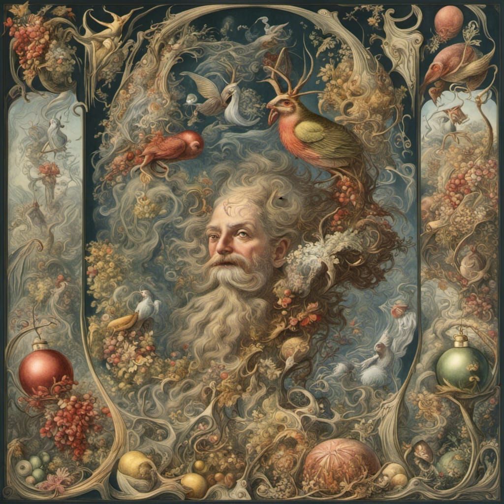 Allegory of the Christmas season