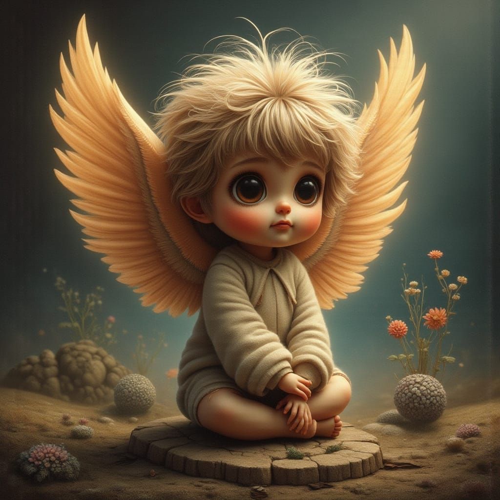 Cherub Angel in Ultra Cute Flux Style