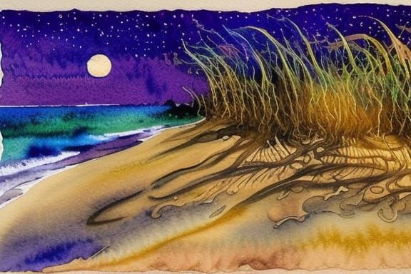 Seagrass and Moonlight