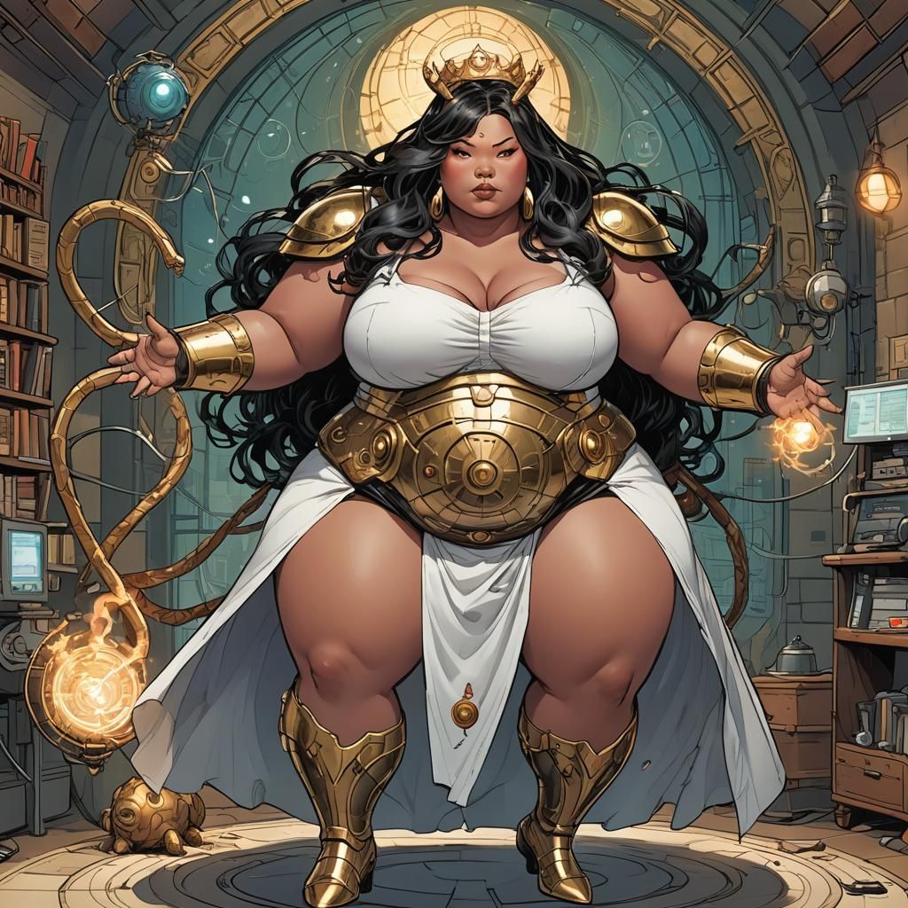 Plasma-Powered Princess Strums Nautilus Lute