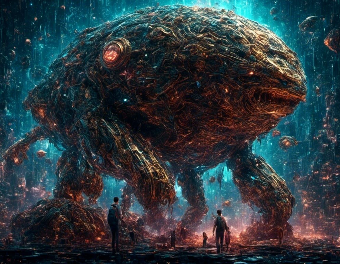 Stylized Comic Book Character with Expressive Features