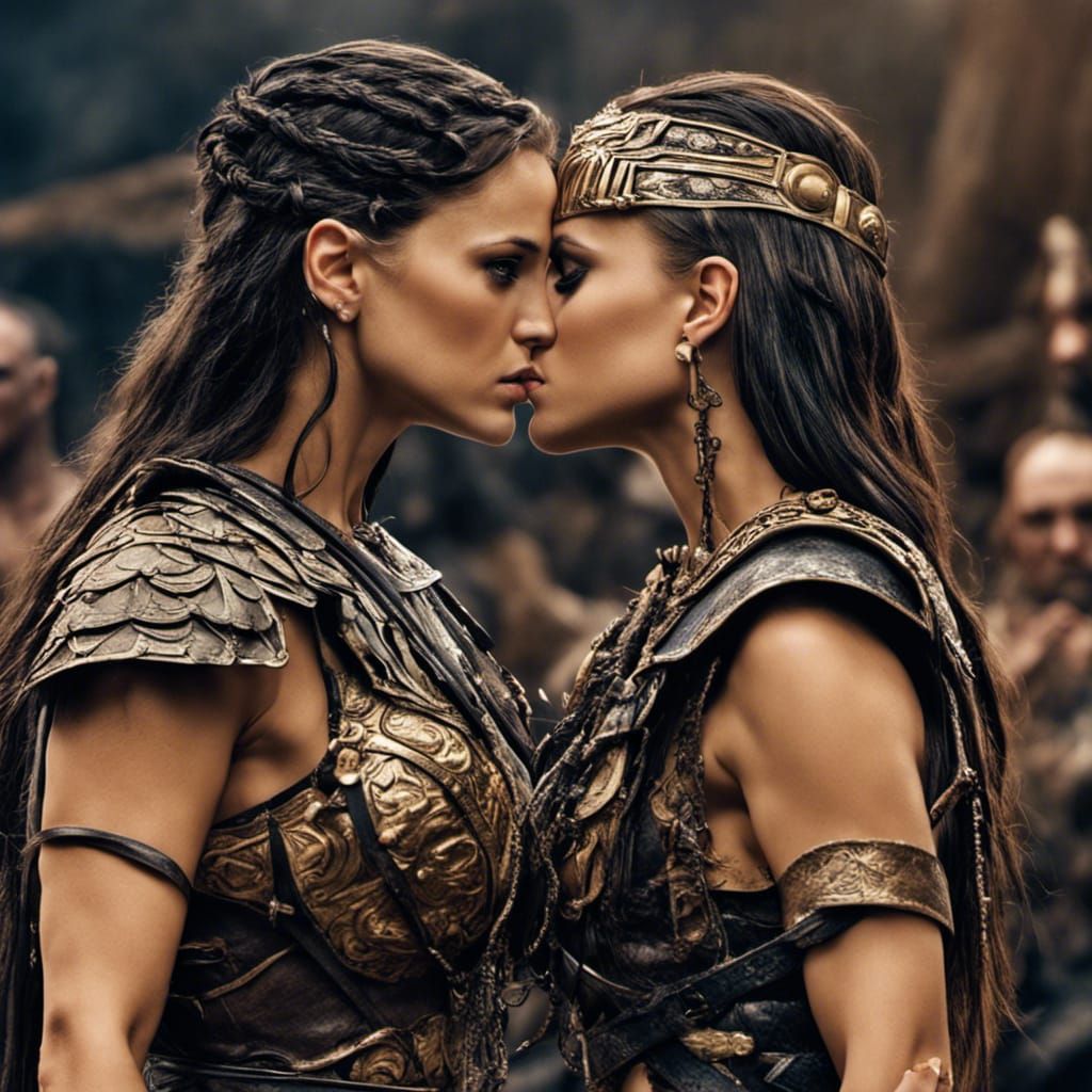 Portman and Kunis as Xena Warriors in HDR
