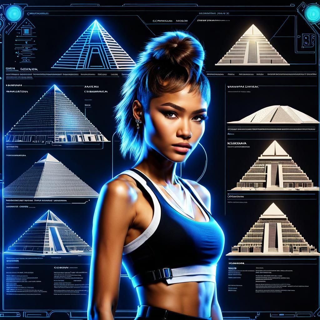 Zendaya and Pyramids