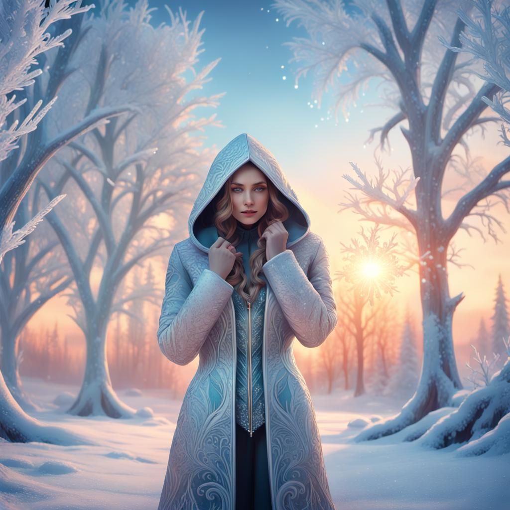 Winter Fantasy in Exquisite Icy Splendor