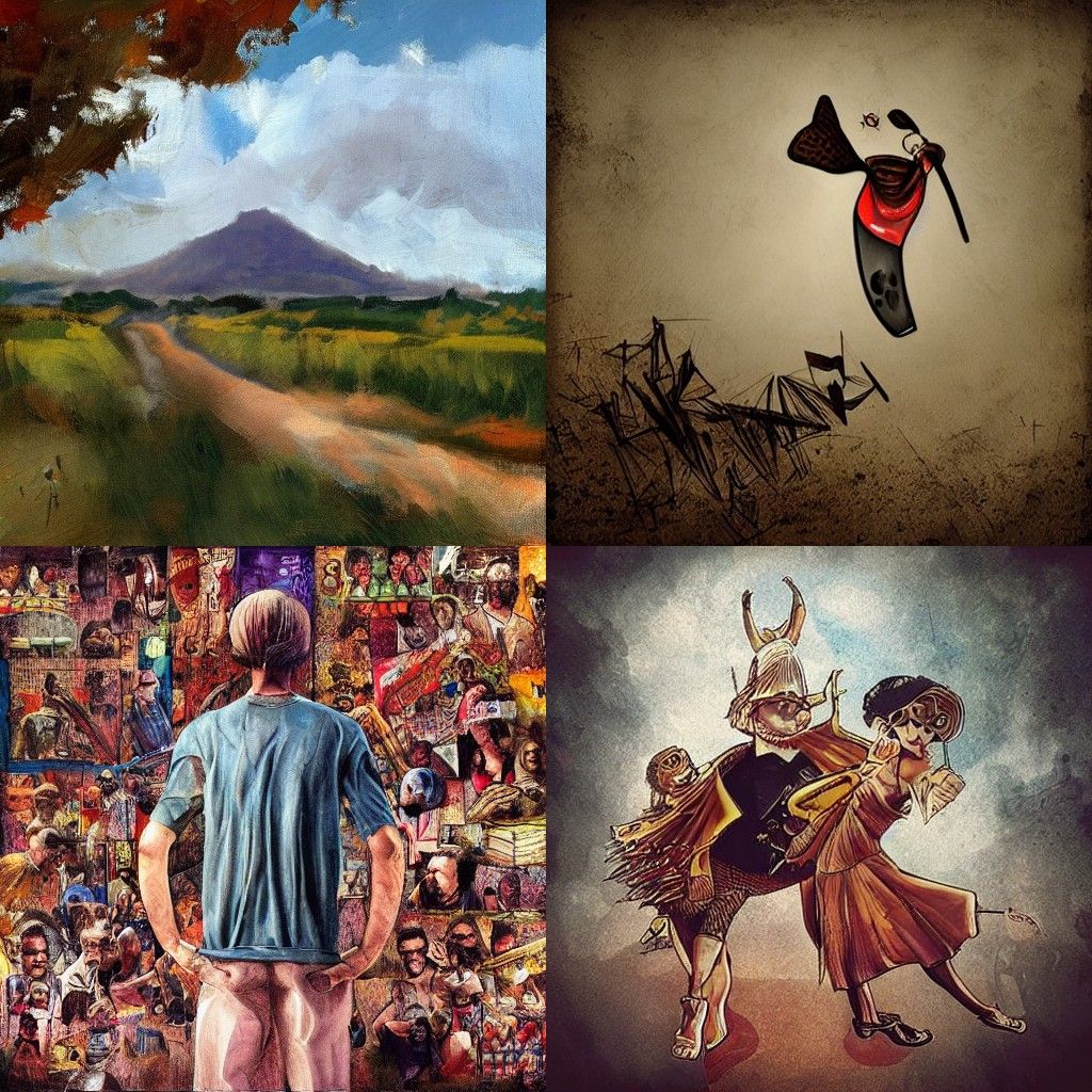 Minimalist Abstract Art with Geometric Shapes