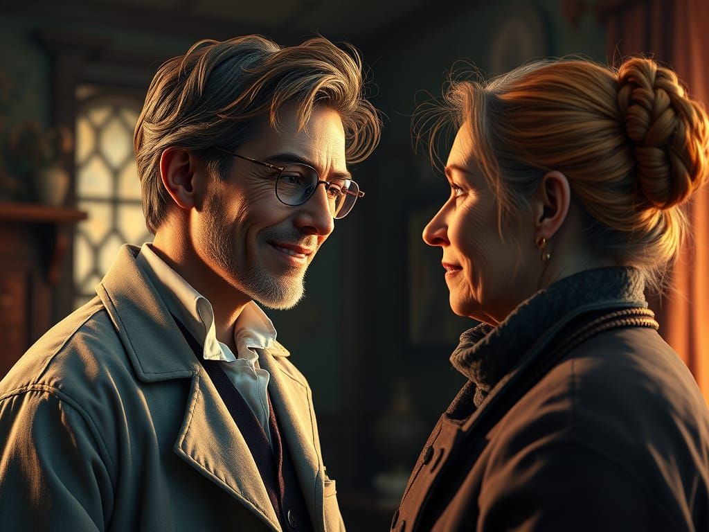 Doctor's Reassurance in a Fantastical 1812 Era Setting