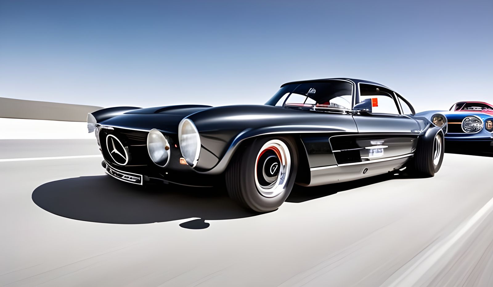 Hyperrealistic Cars in Motion: Automotive Art