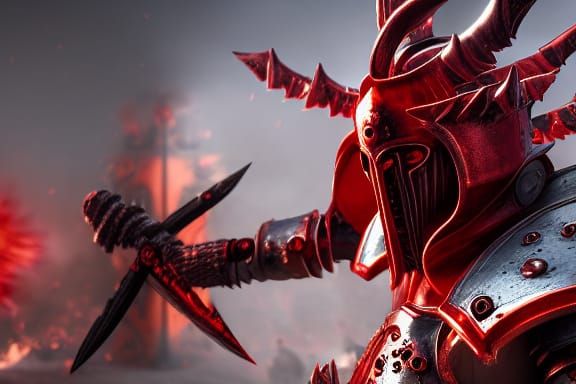 Incarnation of War: Soldier Leading Armies on Battlefield