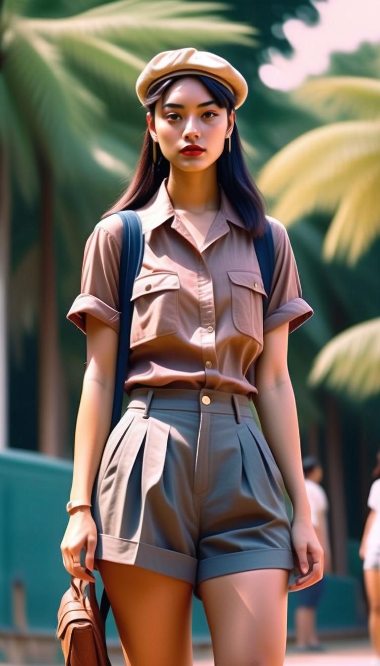 Attractive Non-Binary Person in Photorealistic Ultra-HD