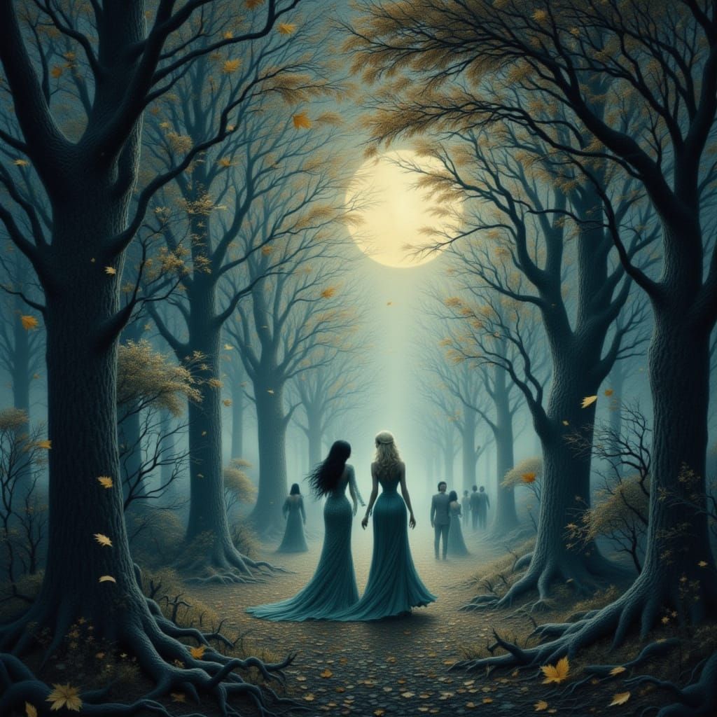 Elves' Sorrowful Departure from Middle-earth