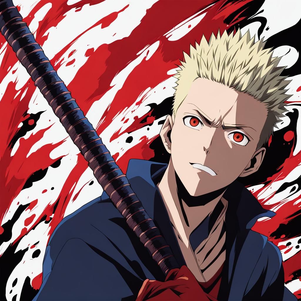 Jujutsu Kaisen Sorcerer in Anime Style