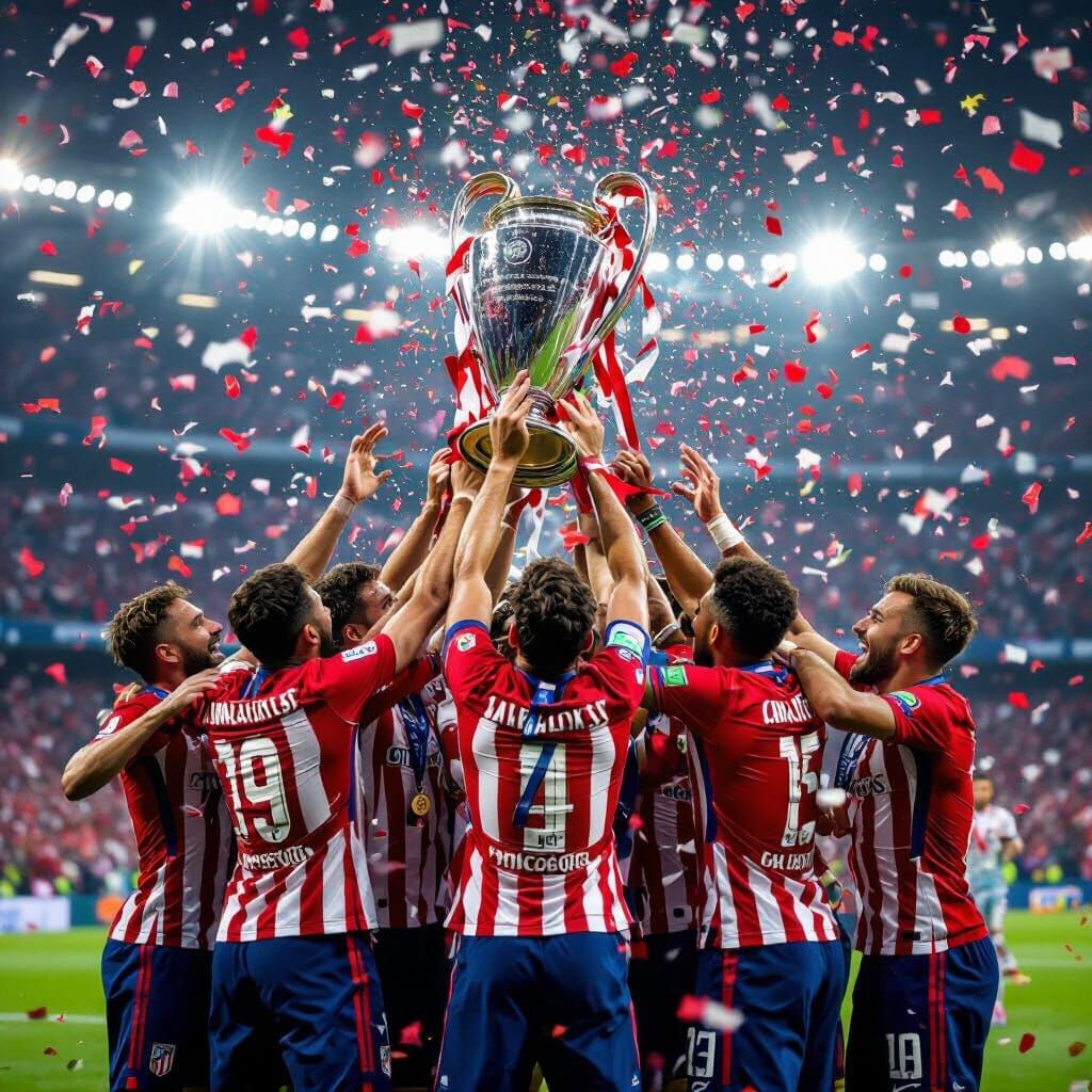 Atletico Madrid Wins First Champions League Trophy