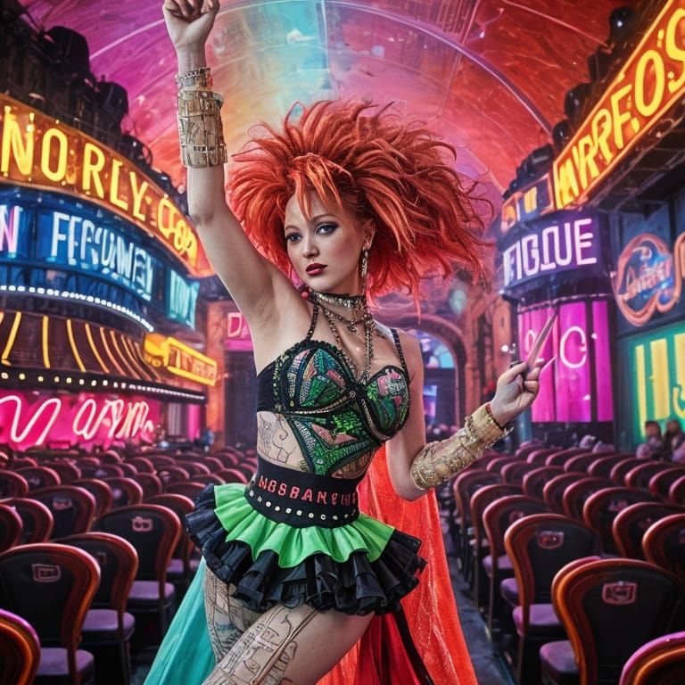 Cyndi Lauper in Luhrmann Style