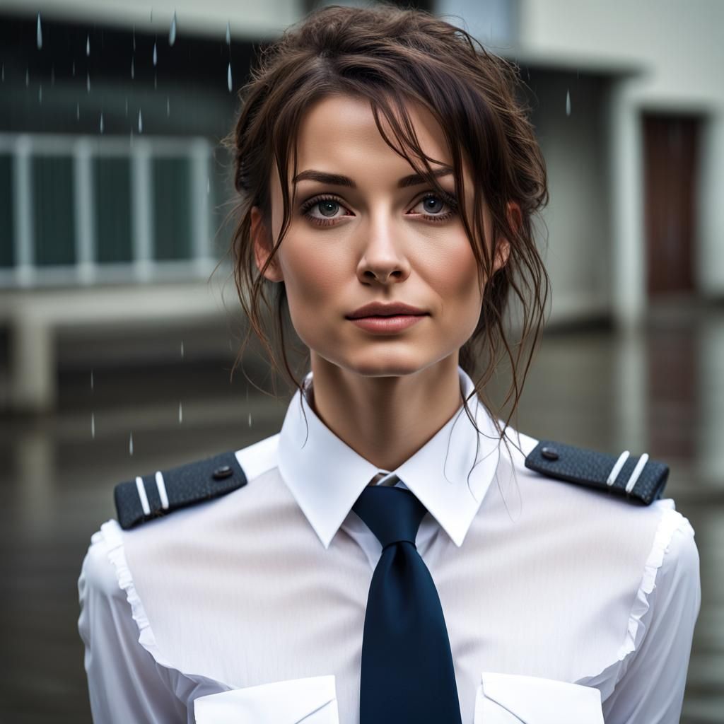 Waiting Uniform Inspection