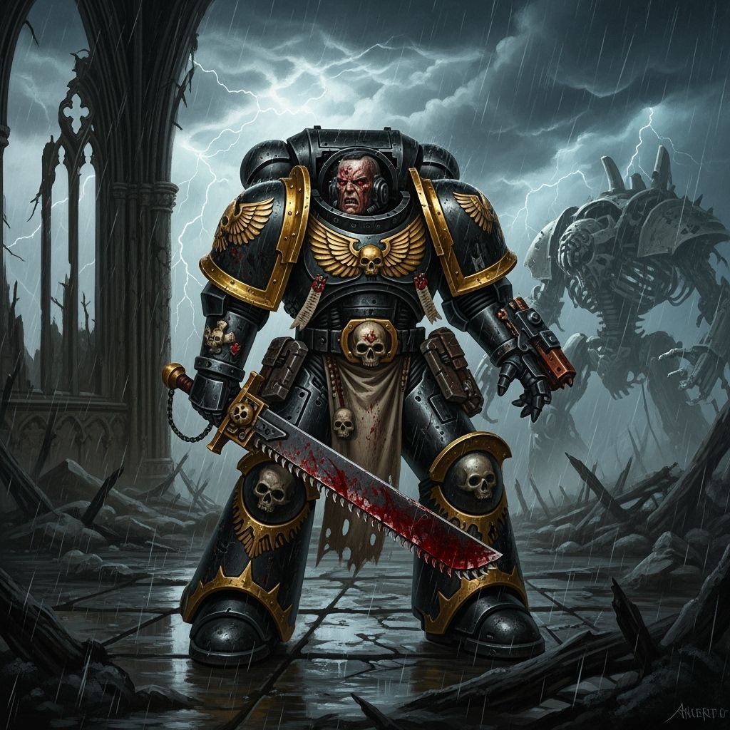 Grimdark Fantasy Art Illustration