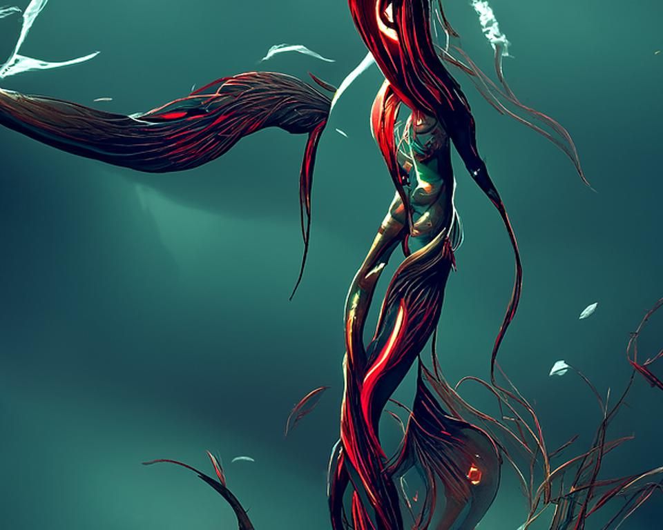 Merfolk Digital Art in a Detailed Cinematic Style