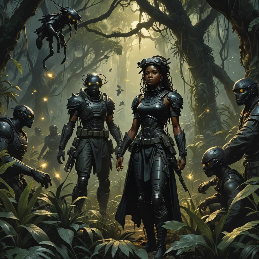 Jungle Black Ops: Fireflies and Ancient Statues