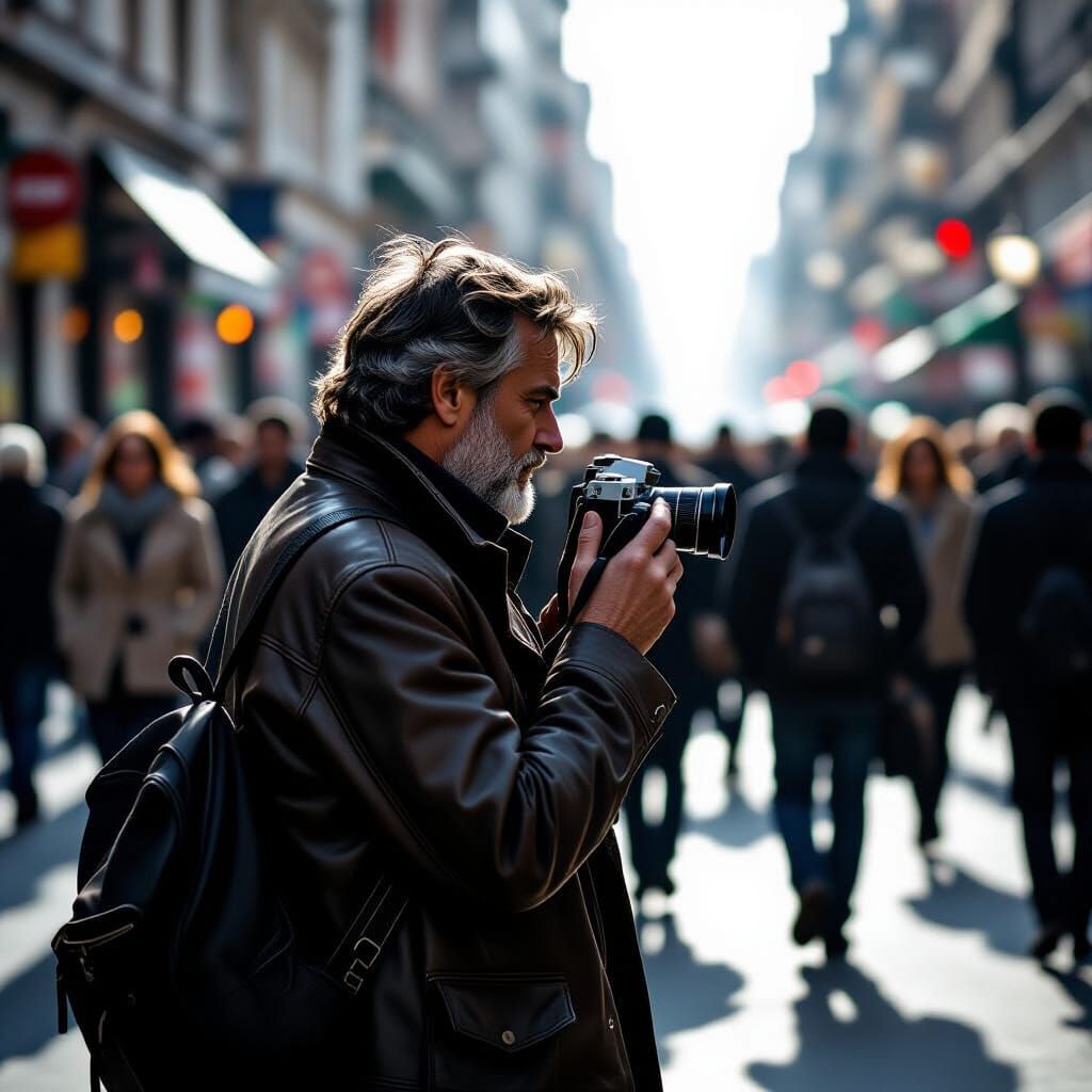 Street Photographer Captures Motion in High Contrast