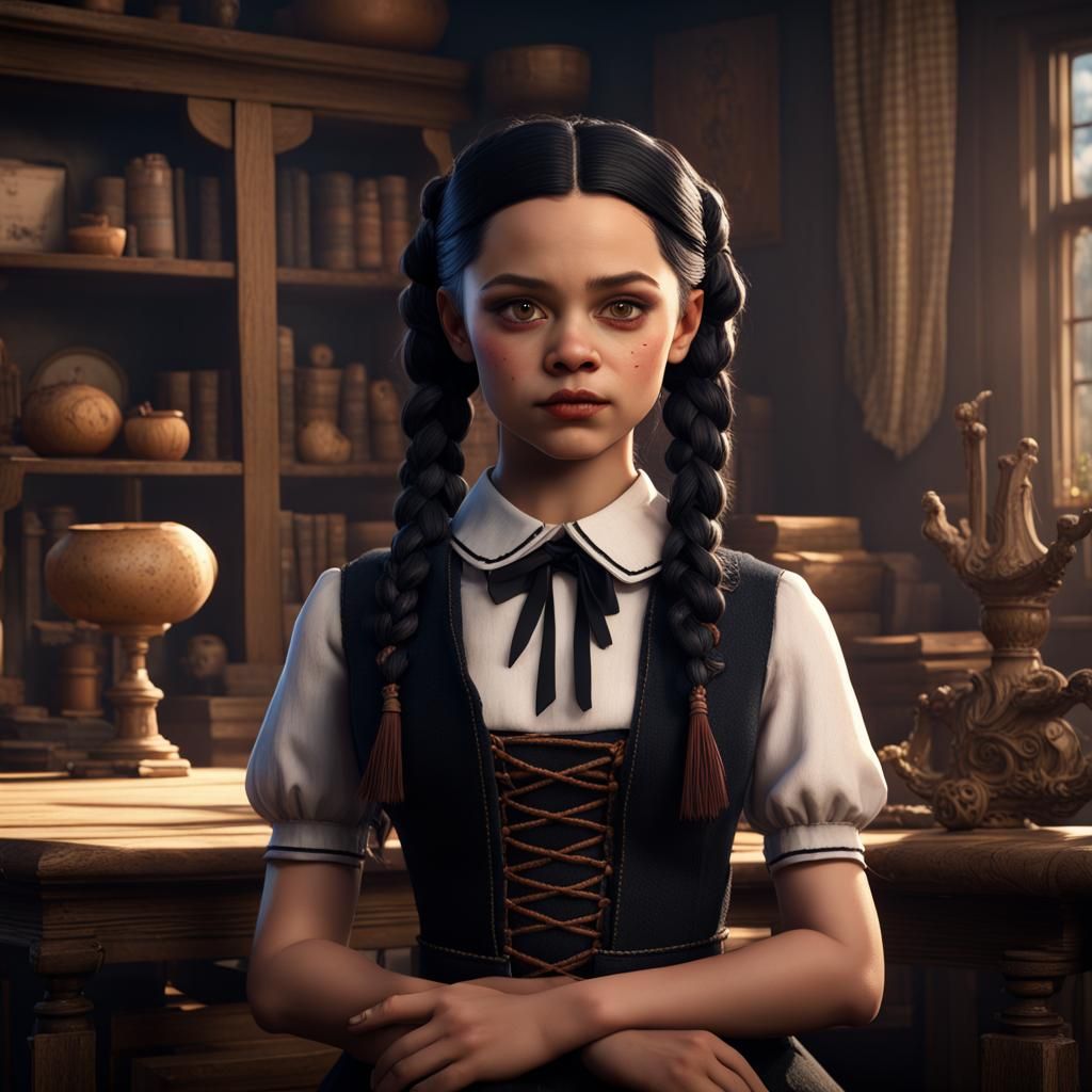 Wednesday Adams: Detailed Matte Painting in Unreal Engine