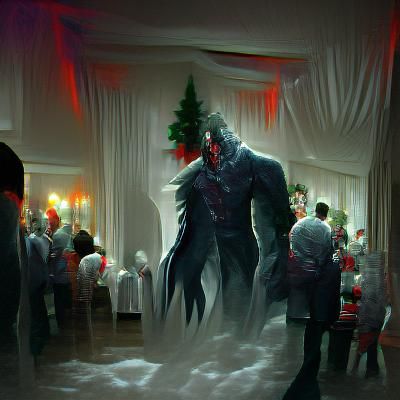 Sinister Christmas Party by Rutkowski