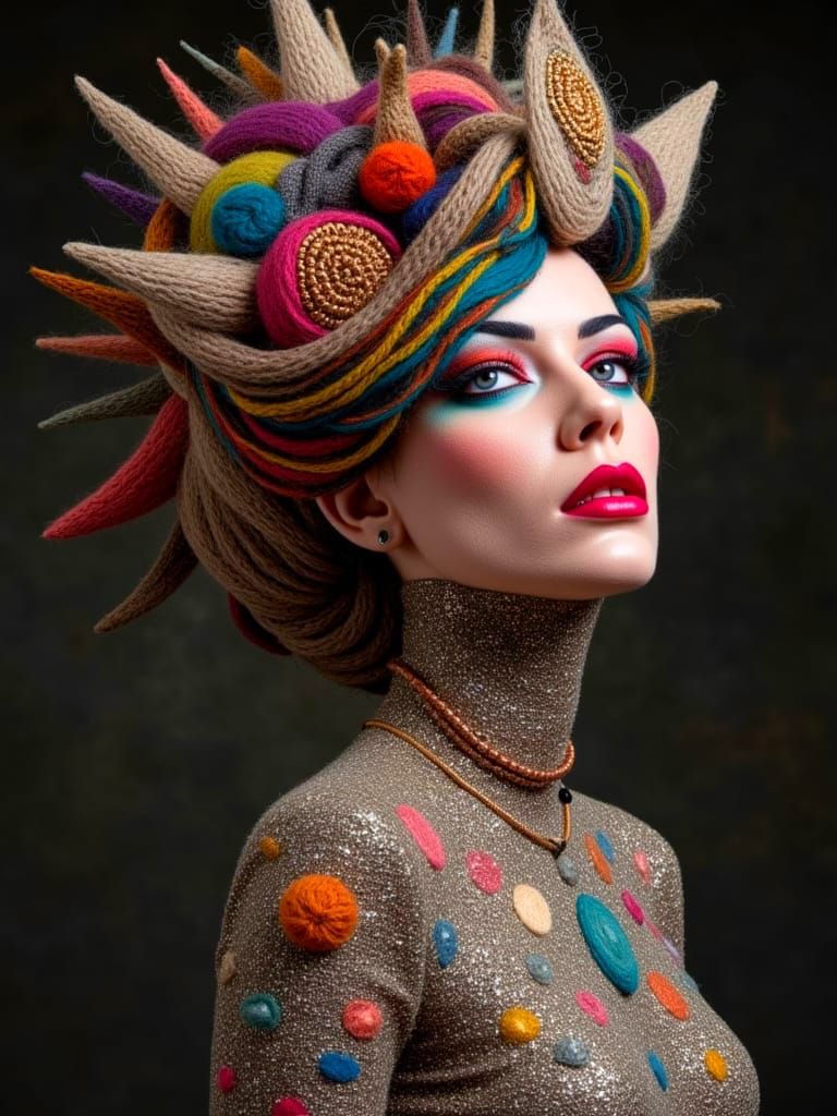 Overdressed intergalactic fashion victim