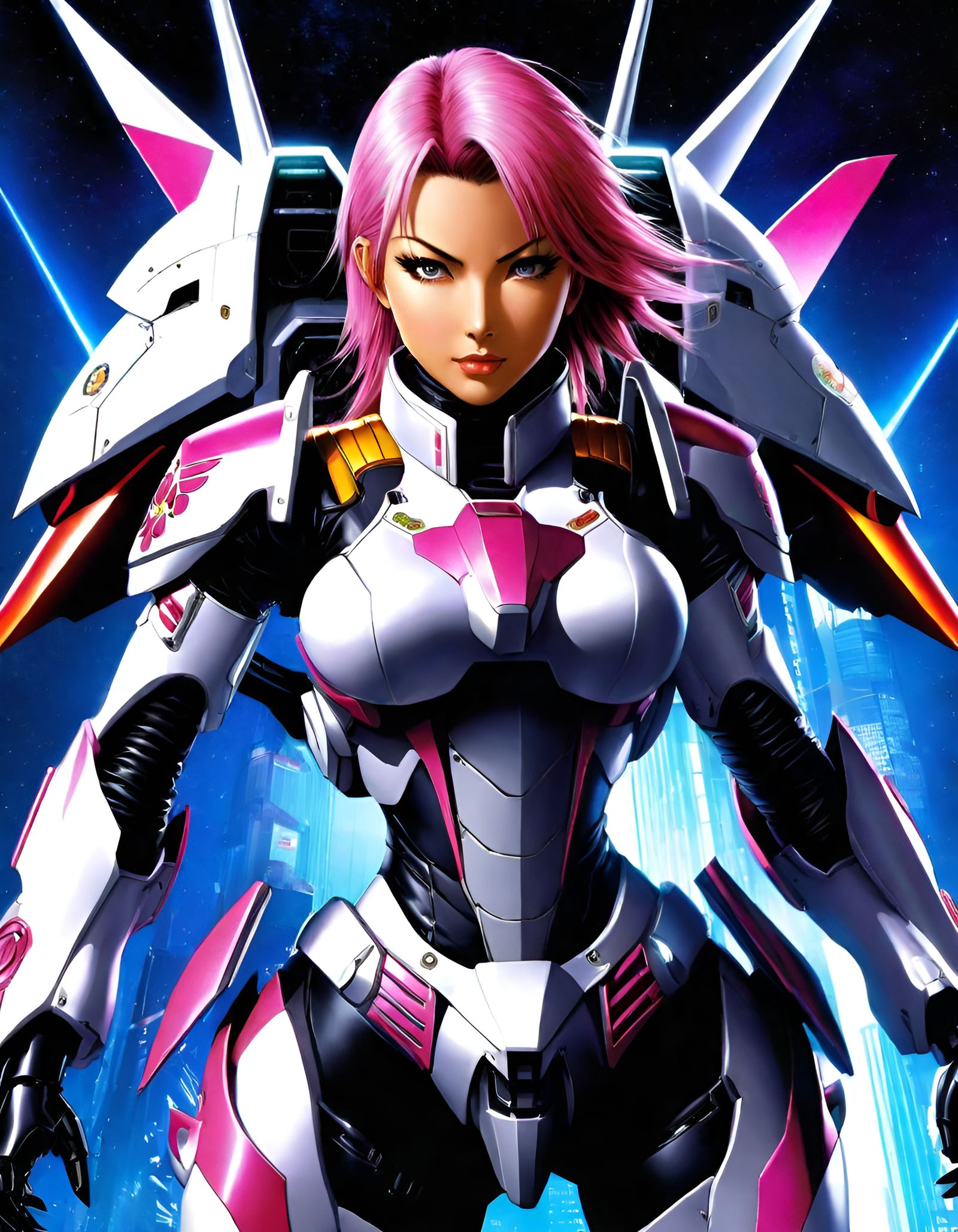 Sakura: Anime Mecha Pilot in Action