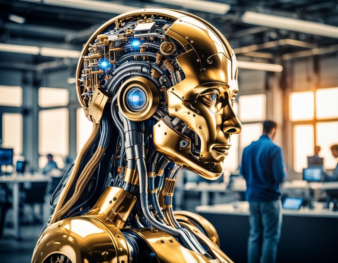 Hyperrealistic AI Future in America: Intricate HDR Image