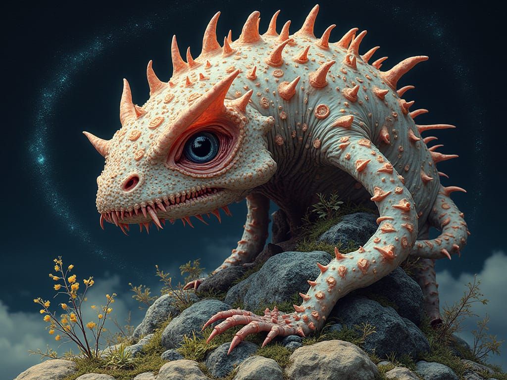 Inside-Out Photoillustration Osteogenic Tempera Aztext