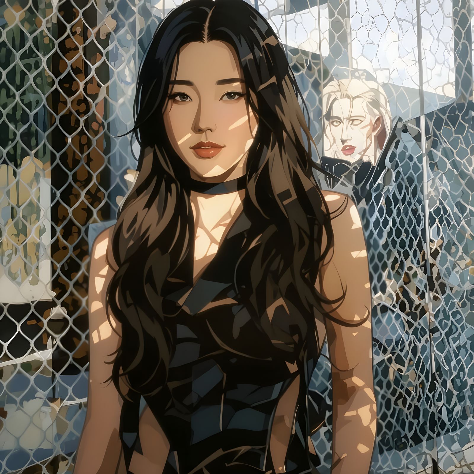 Blood Queen Comic Book Cover Illustration