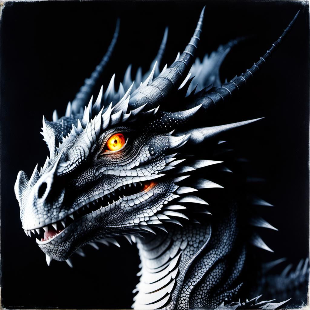 Robotic Cyborg Bear-Dog in Volcanic Jungle: Microphotograph