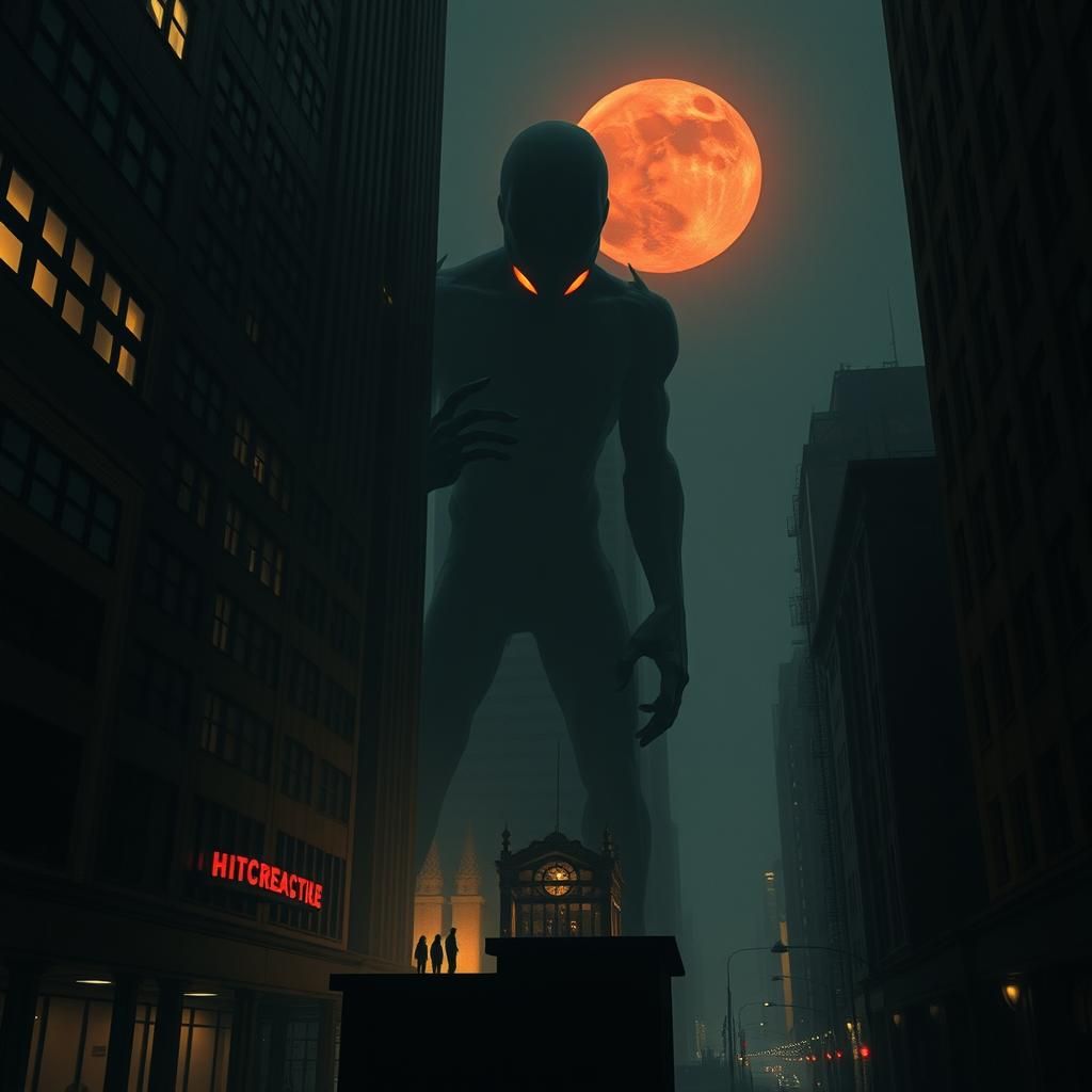 Giant Shadow Over Dark City, Cinematic Quality