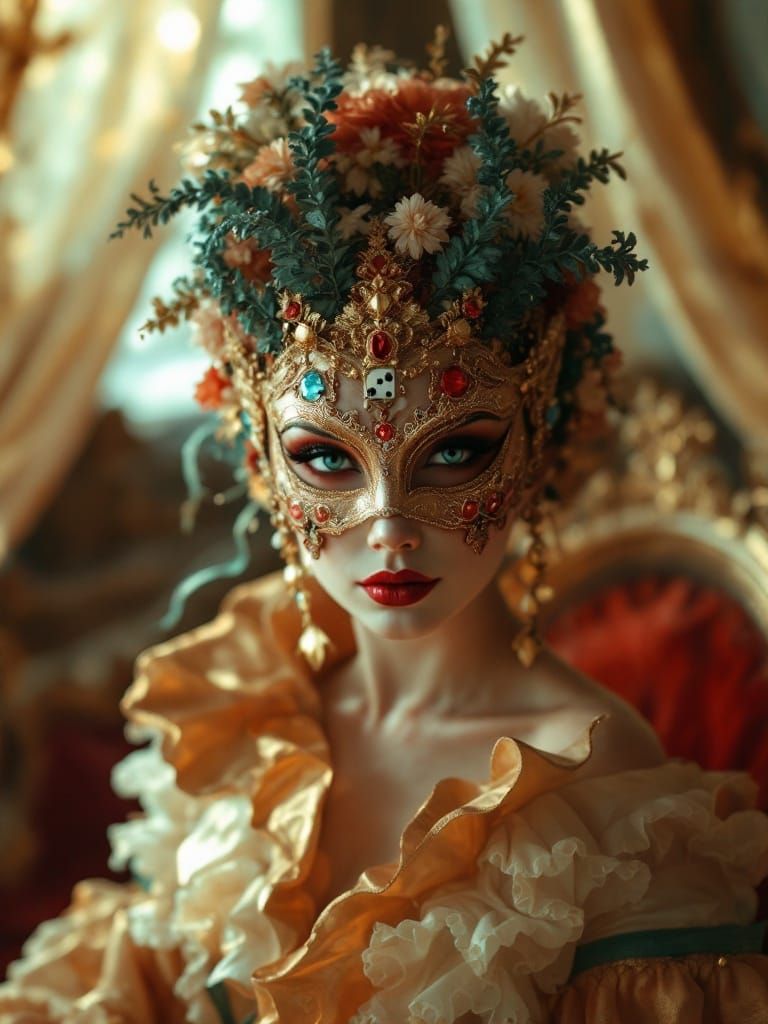 Baroque Enchantress Reveals True Face Amidst Carnival Splend...