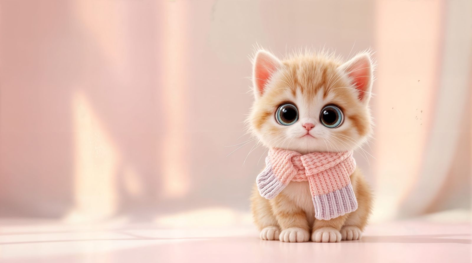 Charming Kitten in Cozy Setting