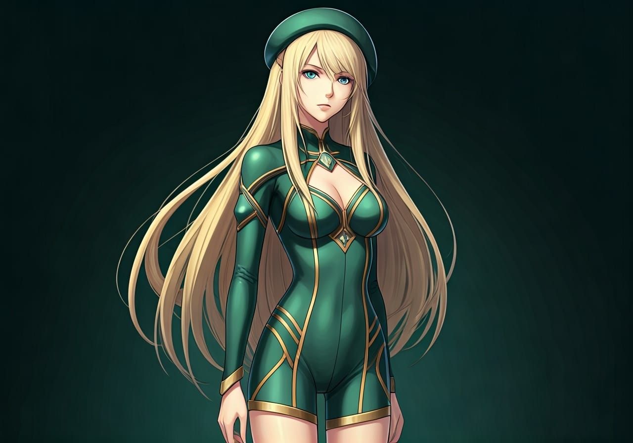 Valkyrie Goddess in Anime Style