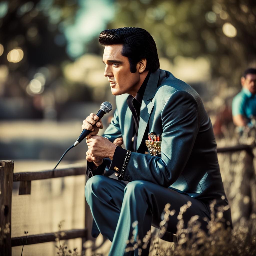 Elvis Presley Portrait: Professional Photography