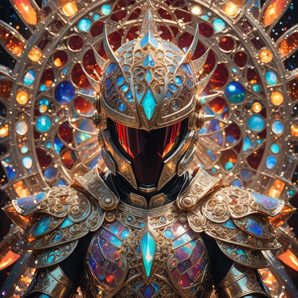 Majestic Earth God in Opalescent Armor