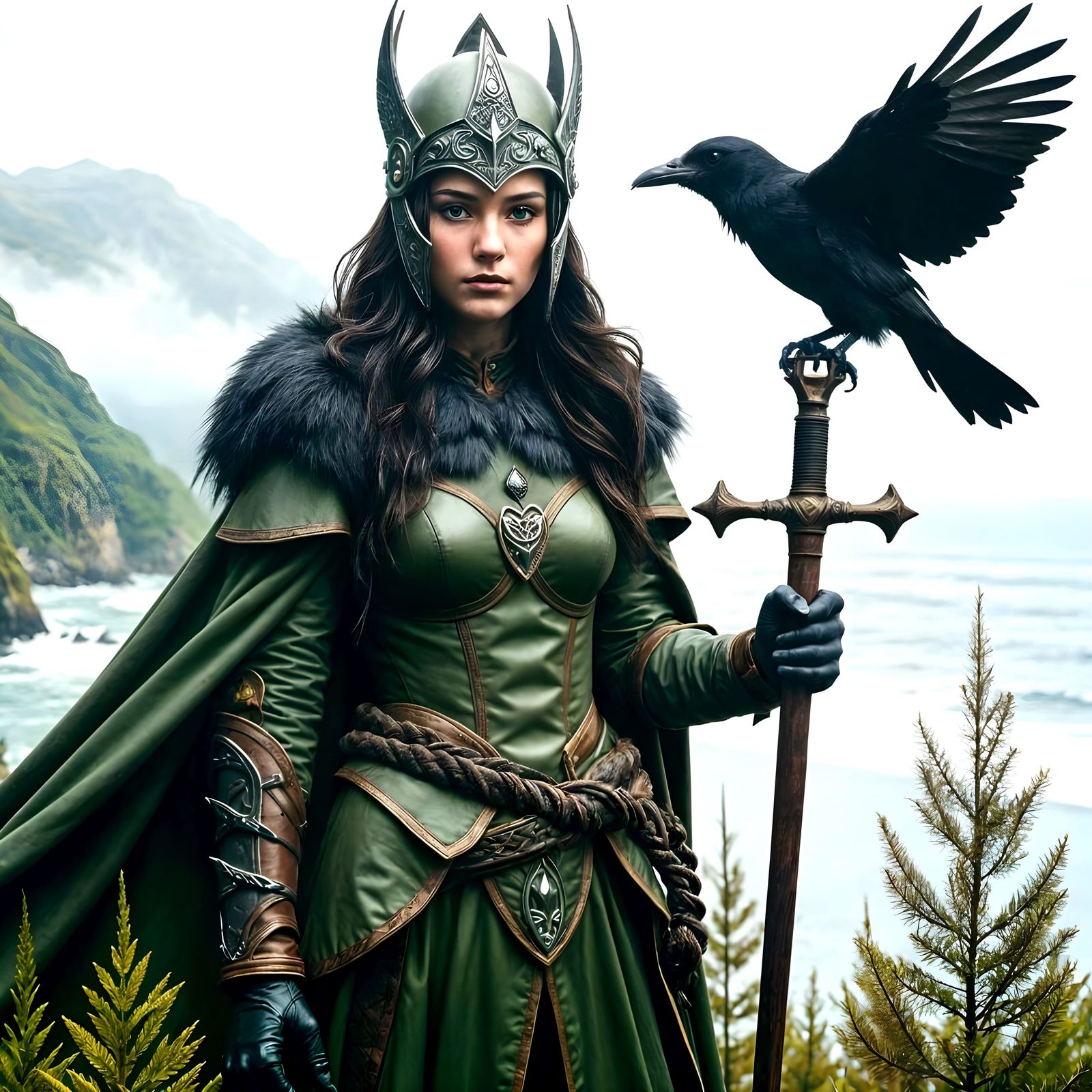 Queen Medb of Connacht Double Exposure