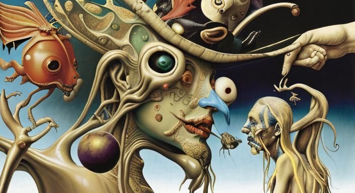 Bizarre Surrealist Visions of Fantastic People