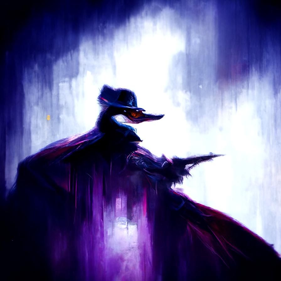 Sinister Darkwing Duck Illustration