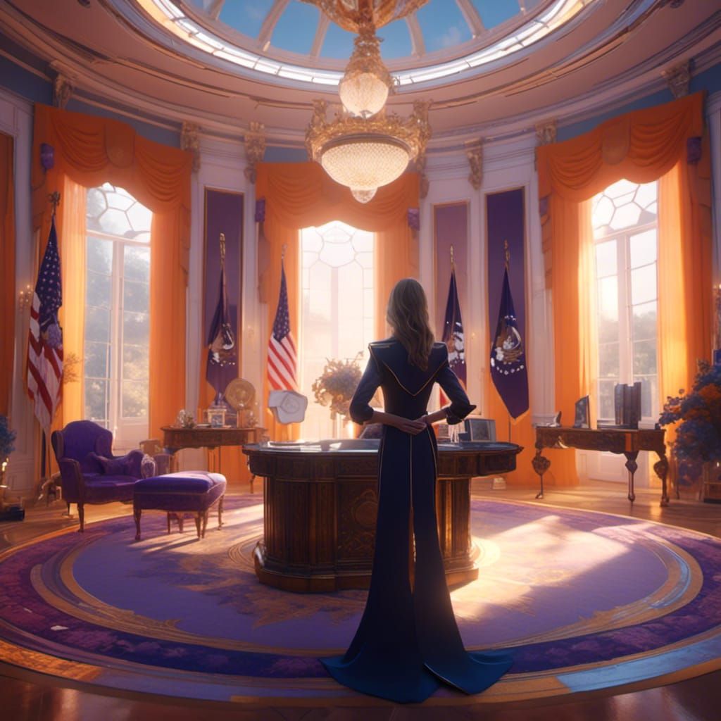 Marianne Williamson as President: Fantasy Concept Art