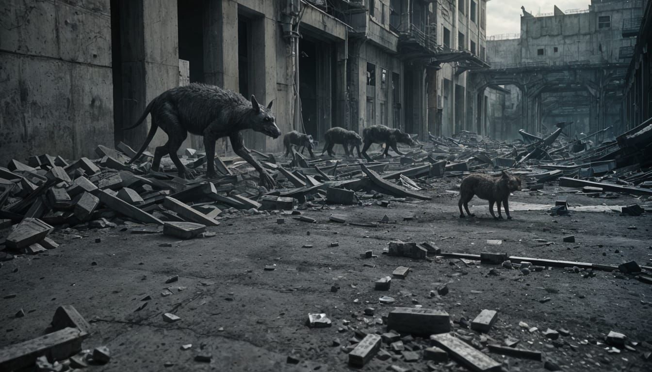 Post-Apocalyptic Mutant Landscape in Photorealistic Detail