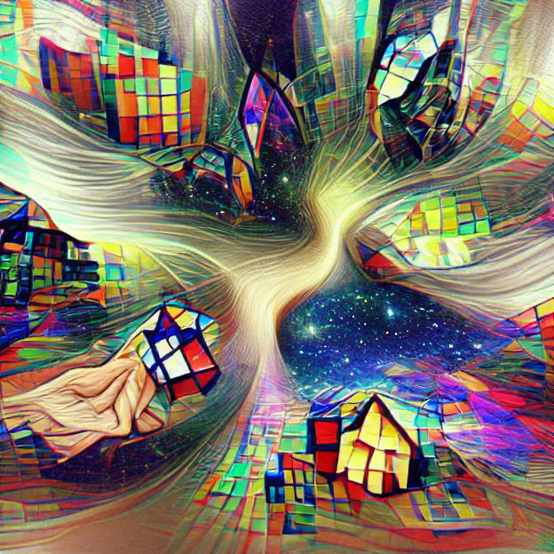 Abstract Portal to Another Reality
