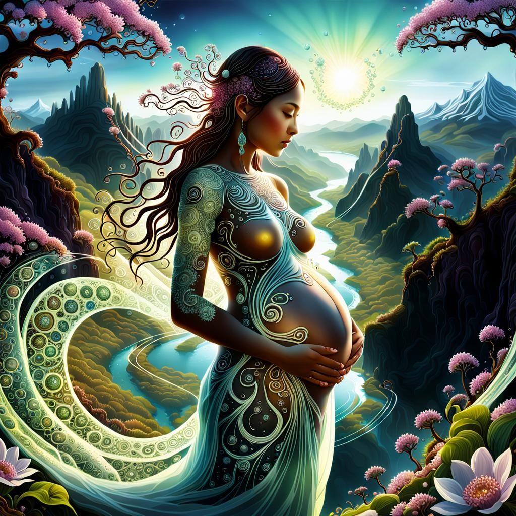 Goddess of Springtime: A Macro Portrait