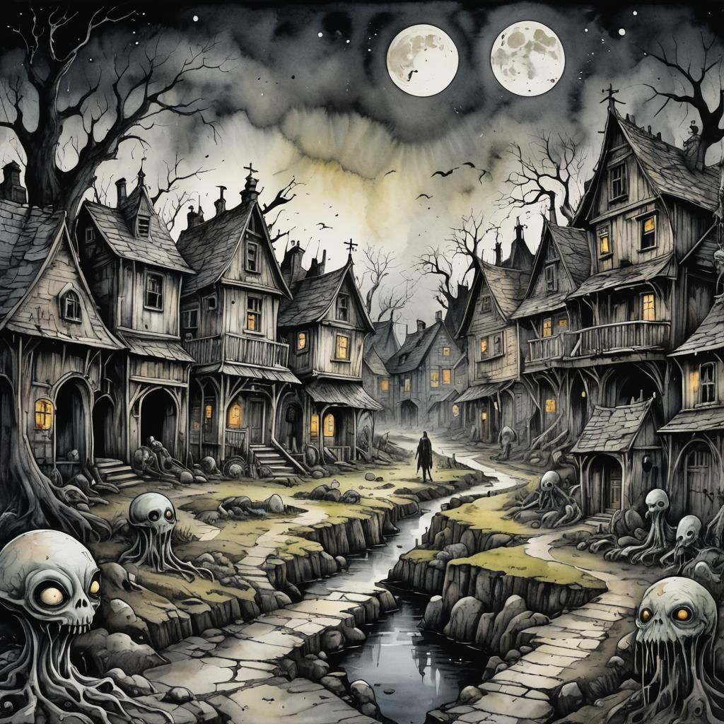 Twin Moons - Omen of Danger for Creepstown